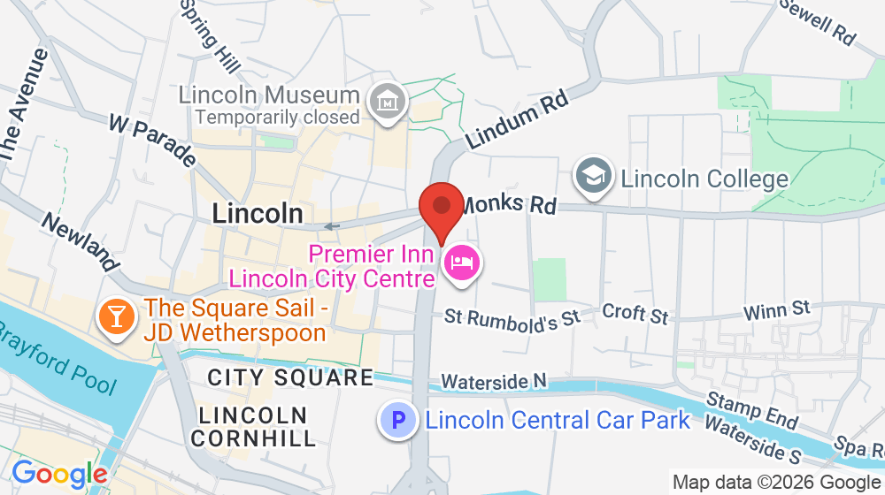 Map showing the location of Bentley's Bar