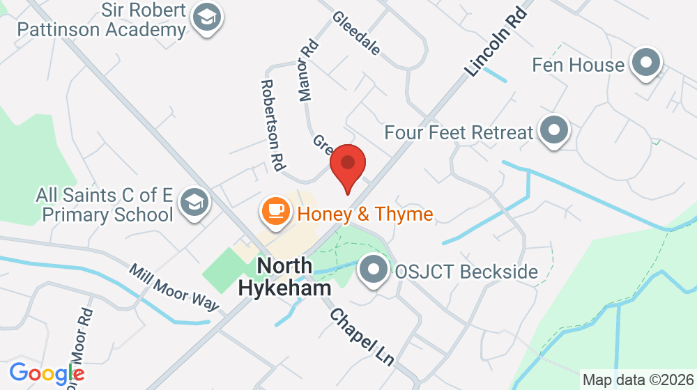 Map showing the location of Body Bliss Hair & Beauty Salon