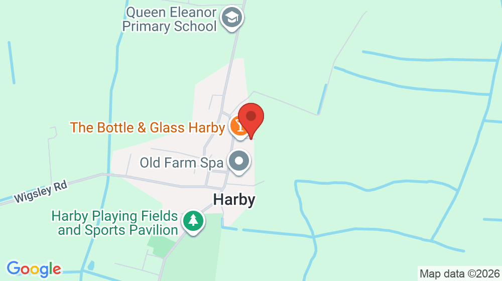 Map showing the location of Bottle & Glass
