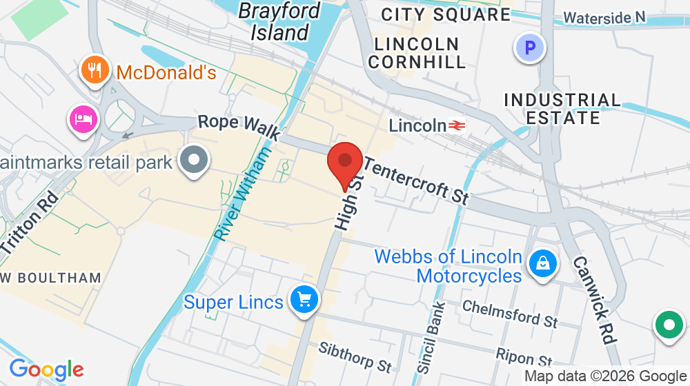 Map showing the location of Caffè Nero