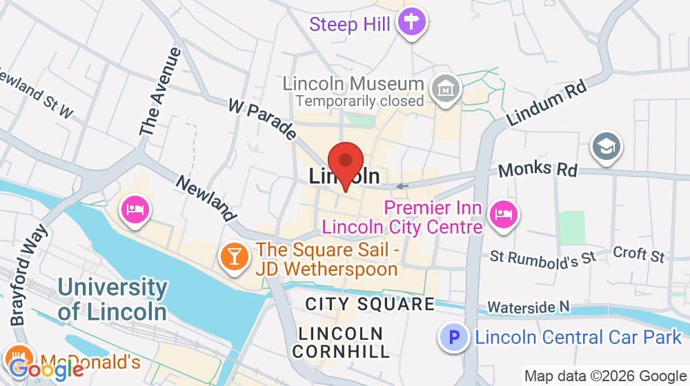Map showing the location of Capri Pizza House