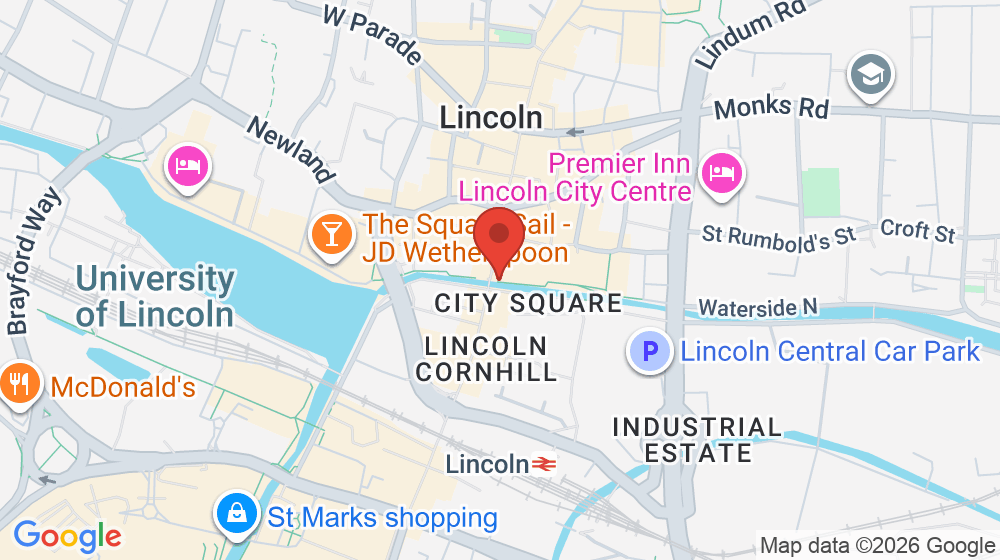 Map showing the location of Carphone Warehouse