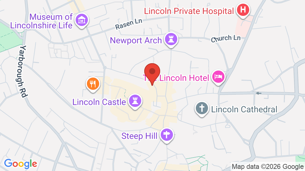 Map showing the location of Cask Kitchen