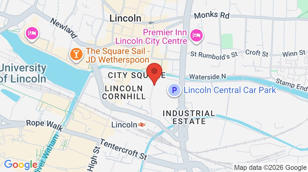 Map showing the location of Chambers Florists