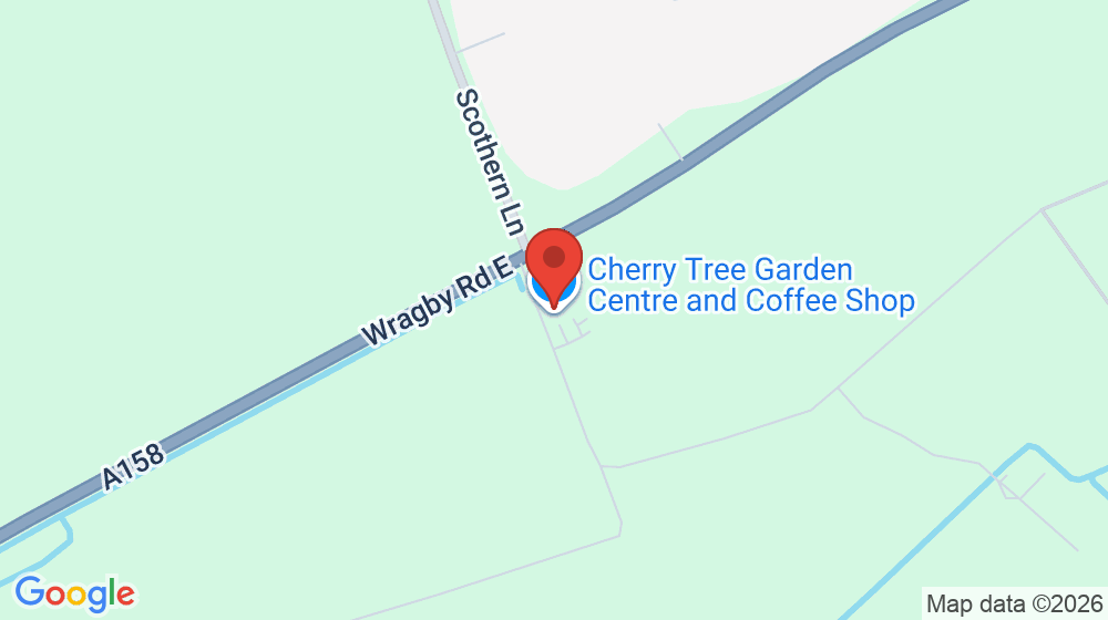 Map showing the location of Cherry Tree Cafe