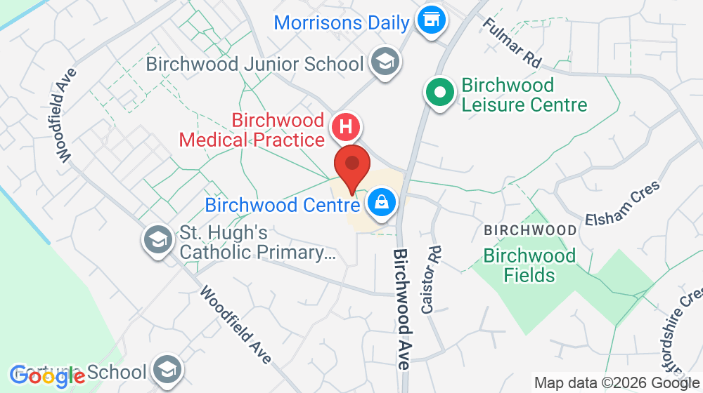 Map showing the location of Co-op