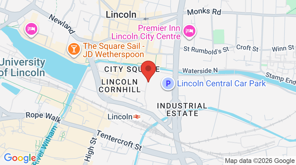 Map showing the location of Community Shop