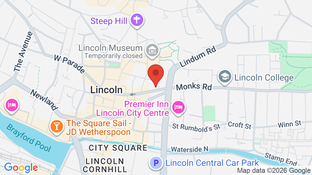Map showing the location of Costcutter