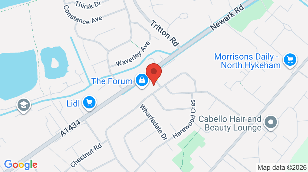 Map showing the location of Curtis of Lincoln