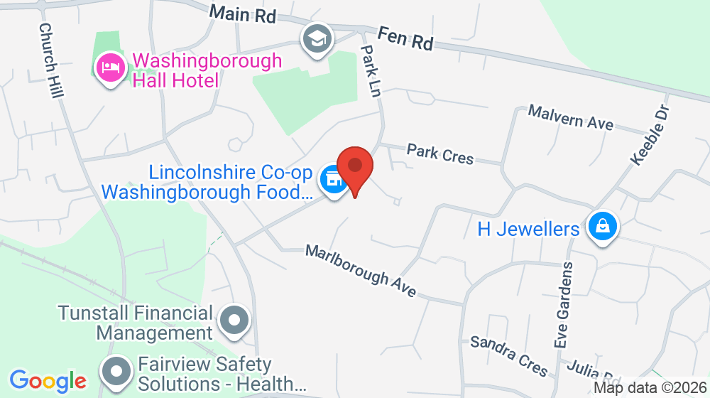Map showing the location of D&S Barbers