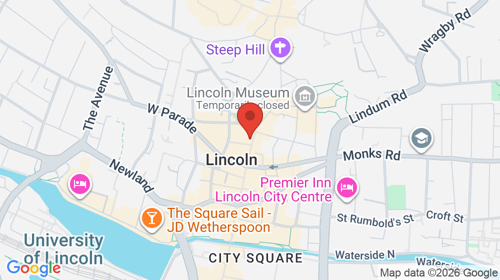 Map showing the location of Daniella Draper