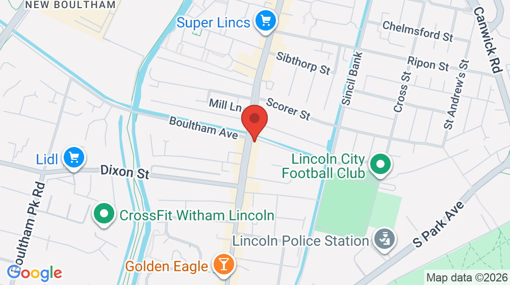 Map showing the location of Domino's