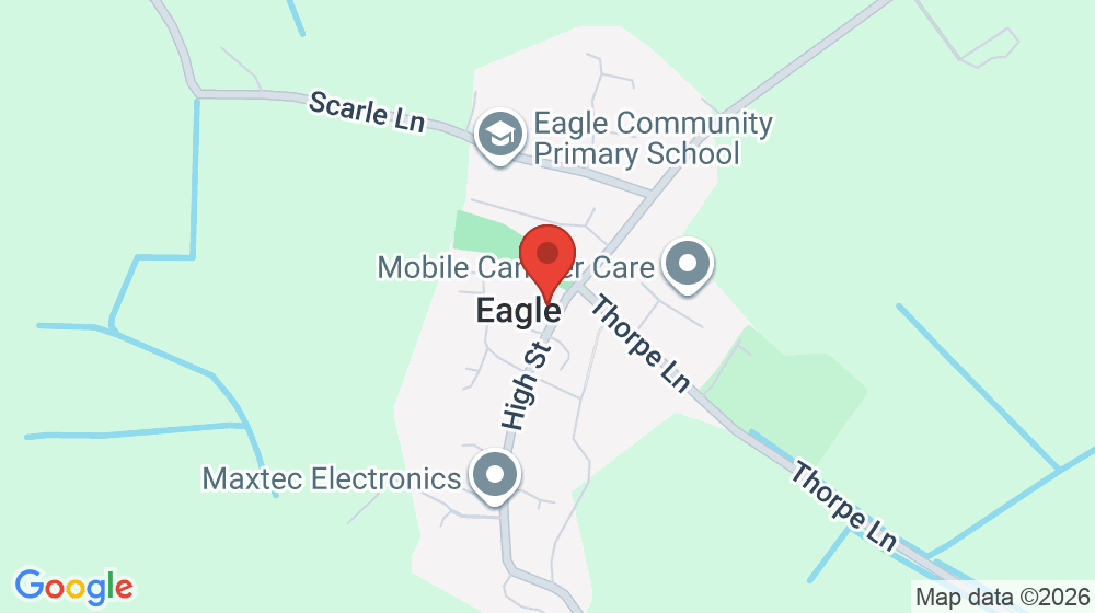 Map showing the location of Eagle Post Office