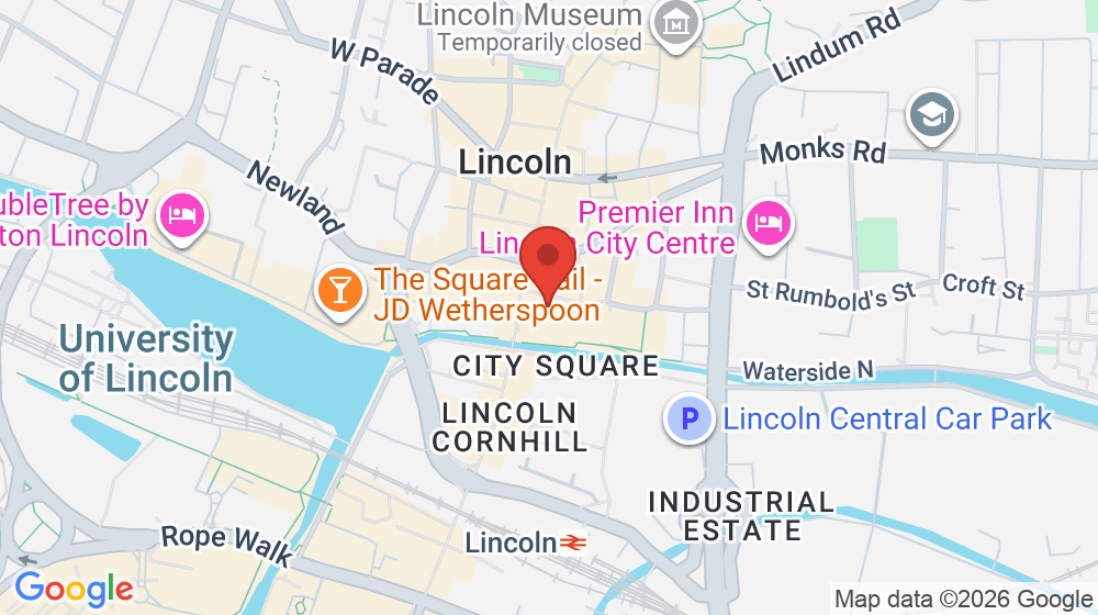 Map showing the location of Eskape Hairdressing