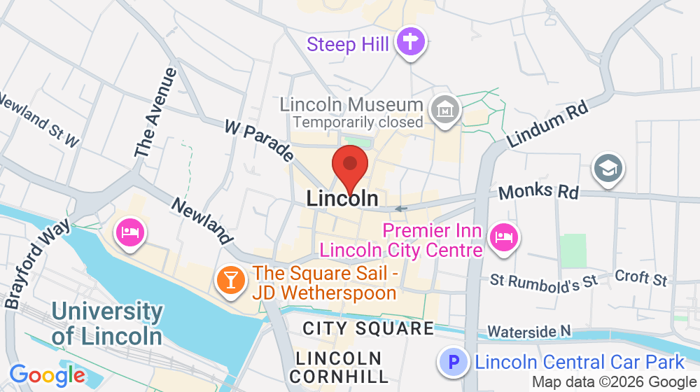 Map showing the location of Fab Vintage