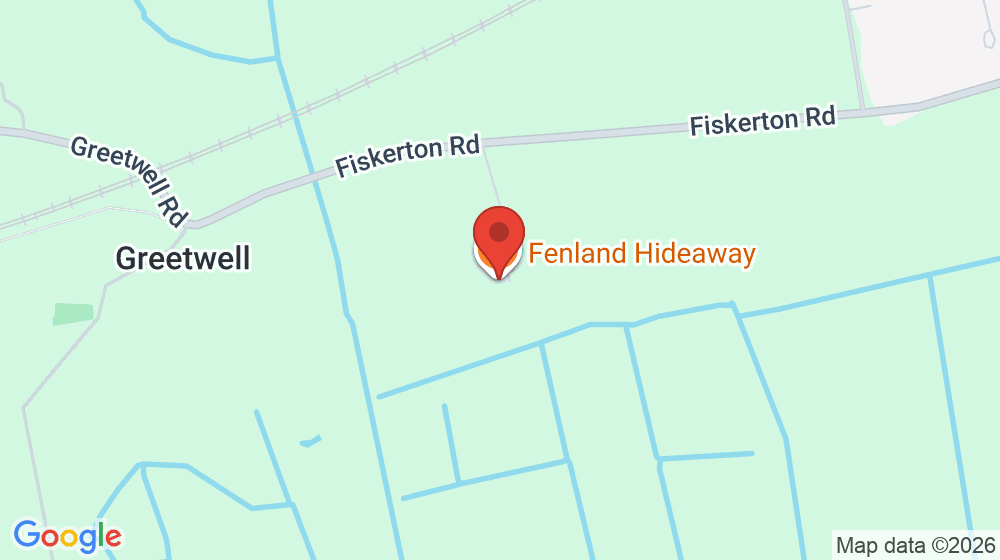 Map showing the location of Fenland Hideaway
