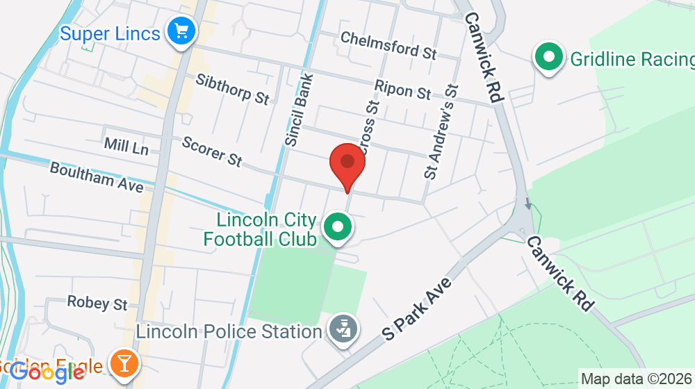 Map showing the location of Fish & Chips