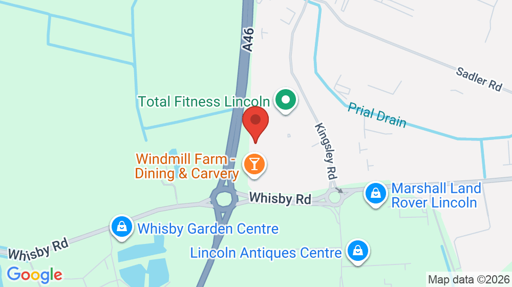 Map showing the location of Frankie & Benny's