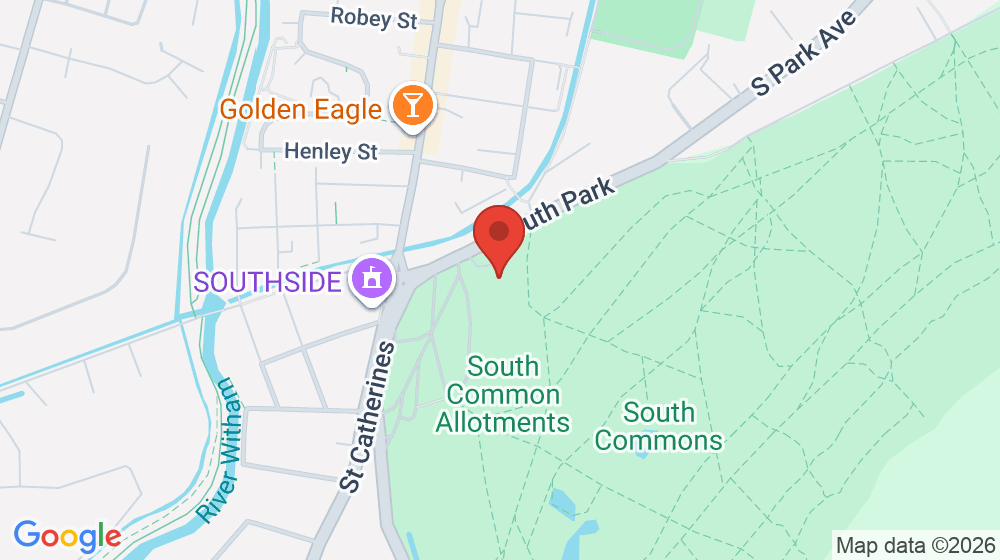 Map showing the location of Futures Cafe