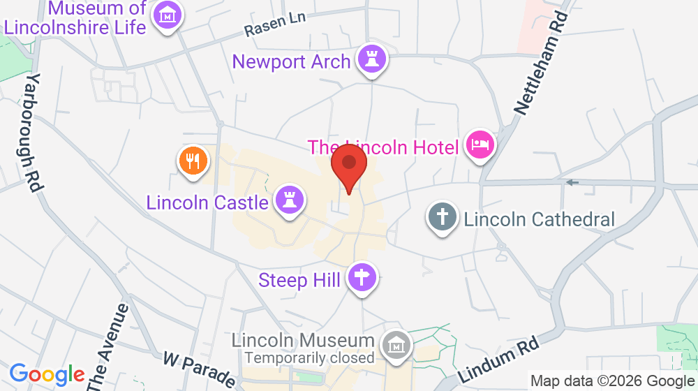 Map showing the location of Gino's