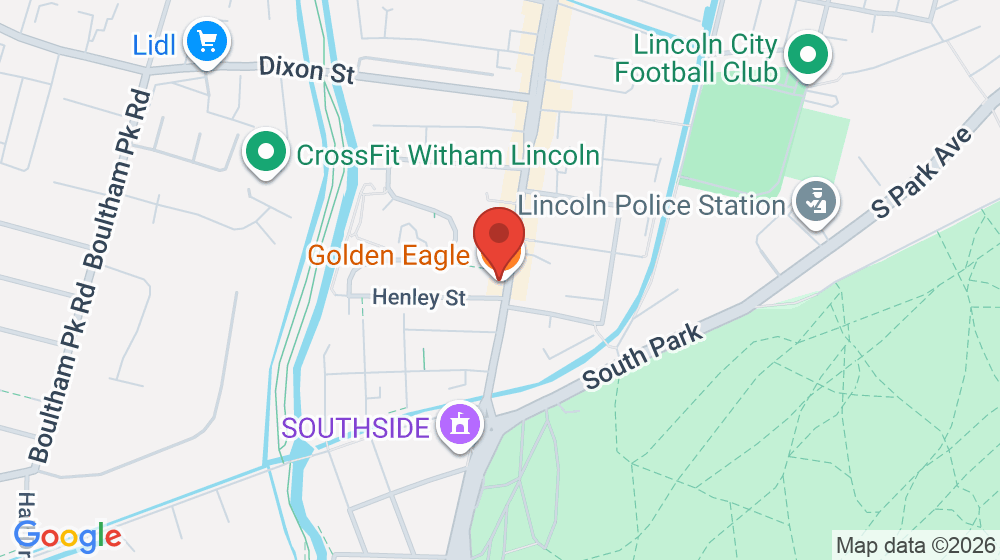 Map showing the location of Golden Eagle
