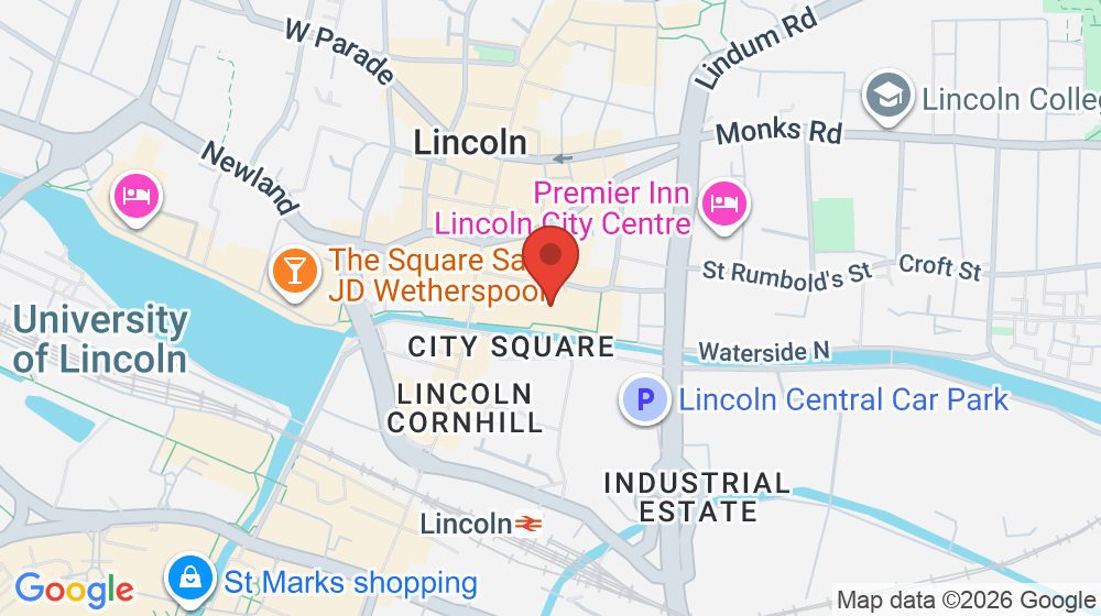 Map showing the location of H&M