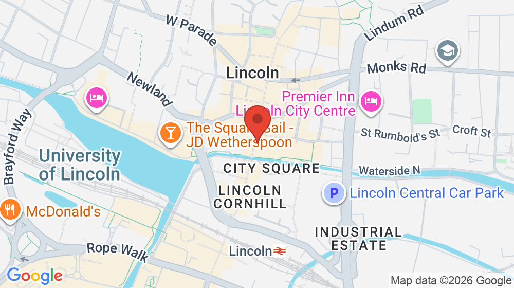 Map showing the location of H.Samuel