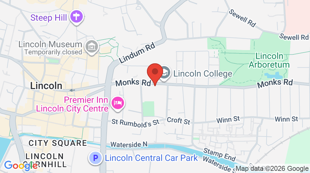 Map showing the location of Hair By Gino