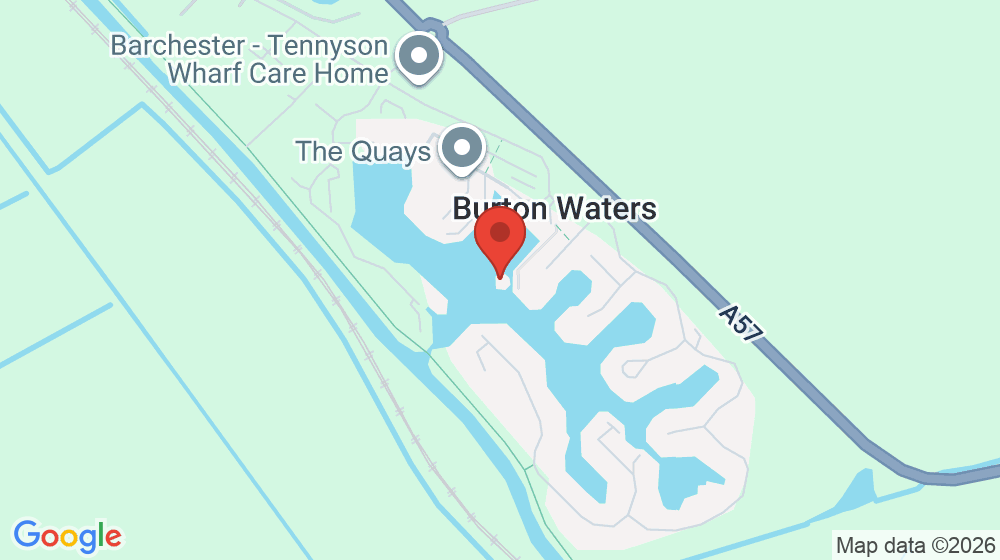 Map showing the location of Harbour Lights