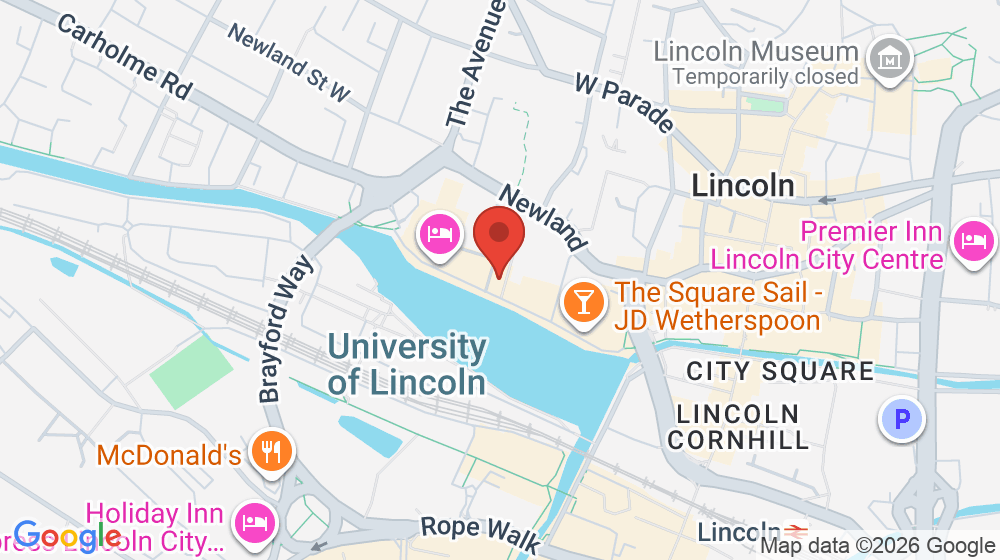 Map showing the location of Harvester