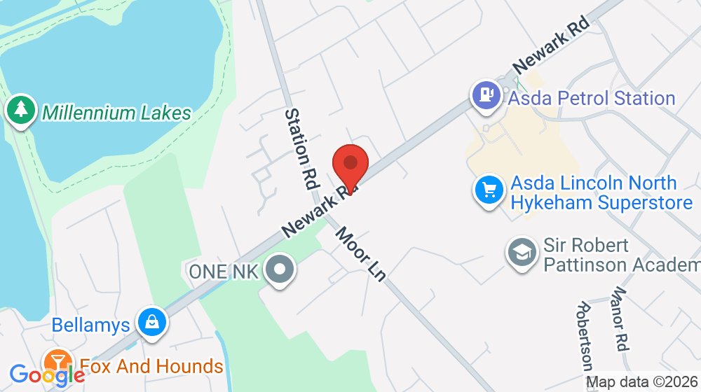 Map showing the location of Head Office Hair and Beauty