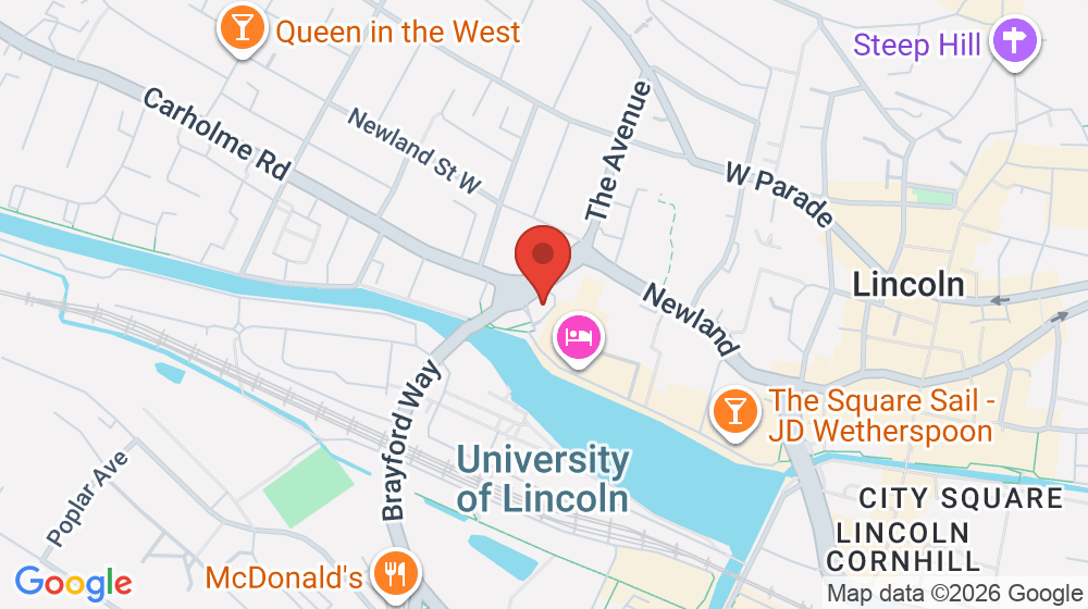 Map showing the location of Horse and Groom