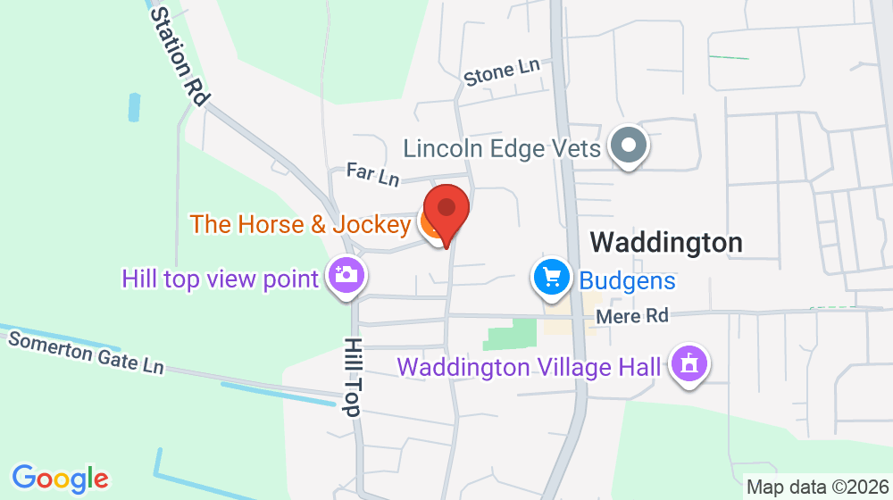 Map showing the location of Horse and Jockey