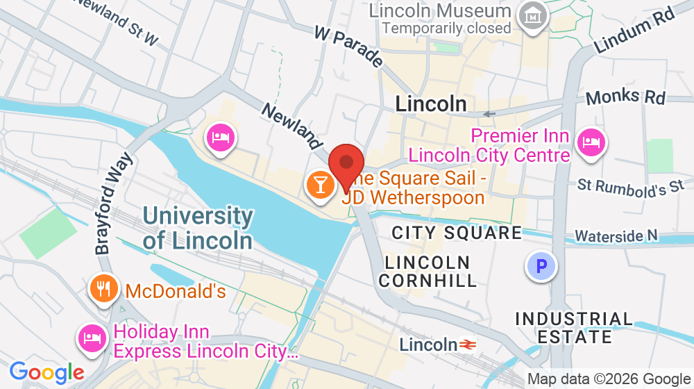 Map showing the location of House of Pho
