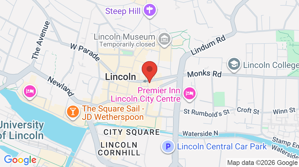 Map showing the location of Huckleberry's