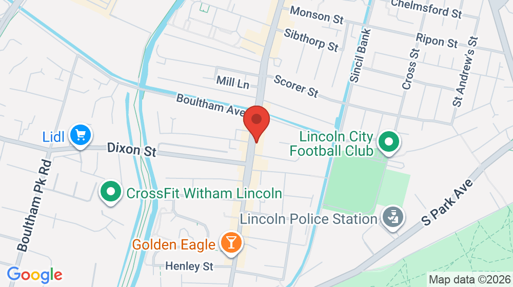 Map showing the location of Imp & Angel