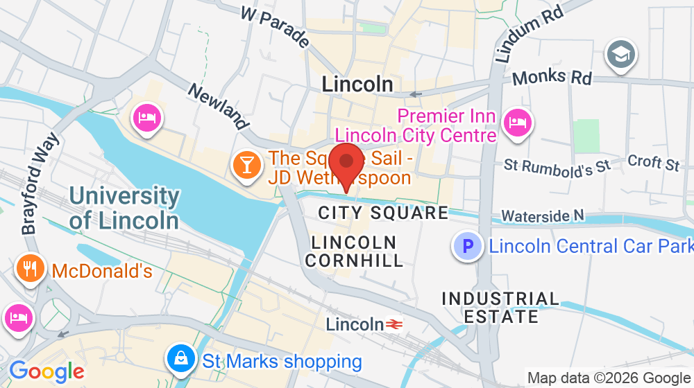 Map showing the location of Incut