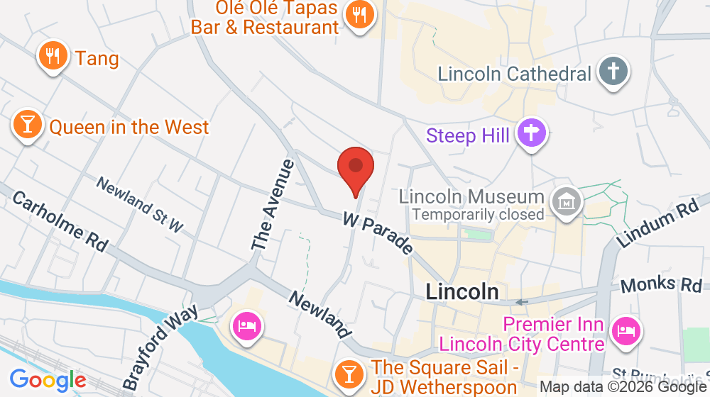 Map showing the location of Joiners Arms