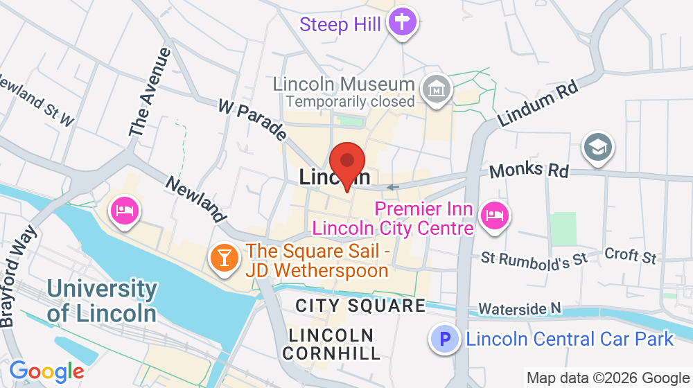 Map showing the location of Katie O’Brien’s