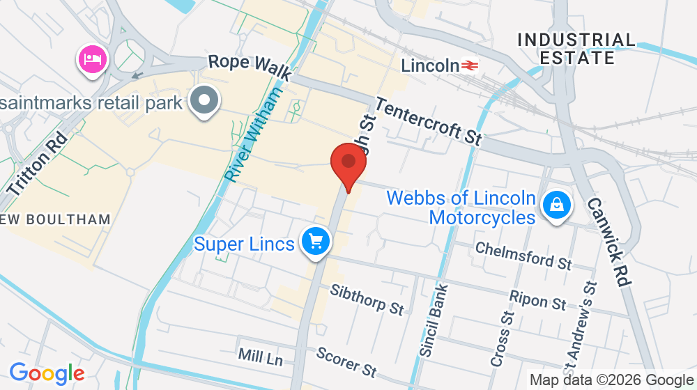 Map showing the location of King Shawarma