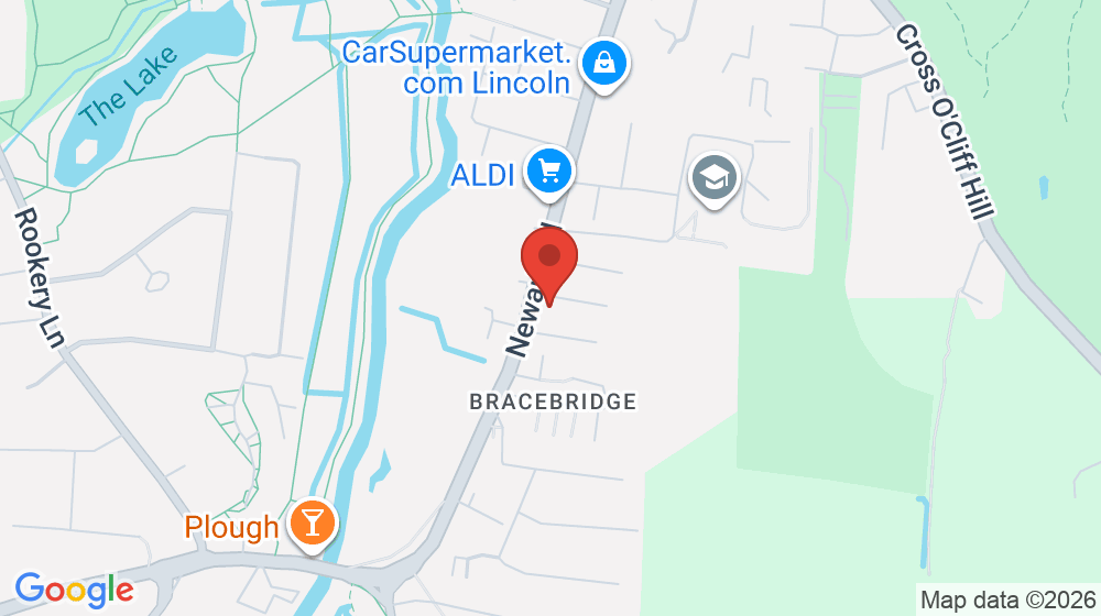 Map showing the location of Kwik Fit