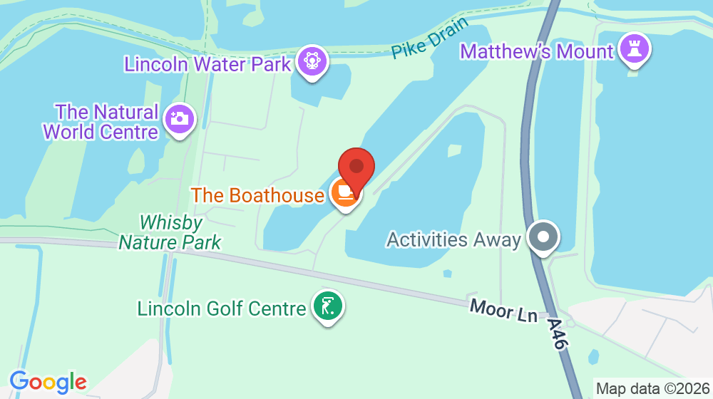 Map showing the location of Lake View Restaurant