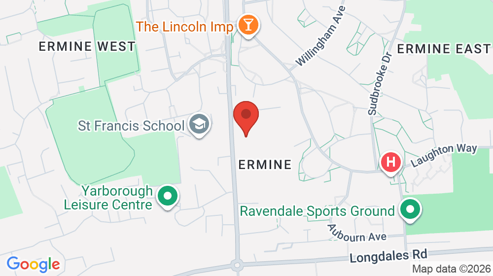 Map showing the location of Lincolnshire Co-op