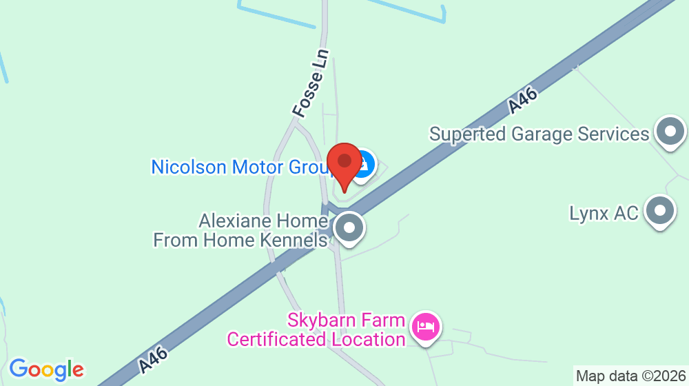 Map showing the location of Mark Phillips Motorcycle Clothing