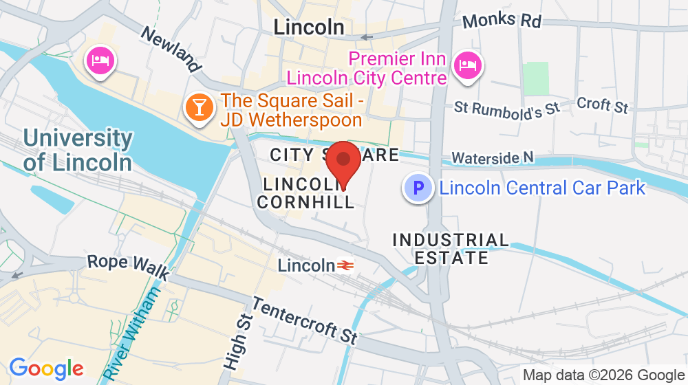 Map showing the location of Moss Bros