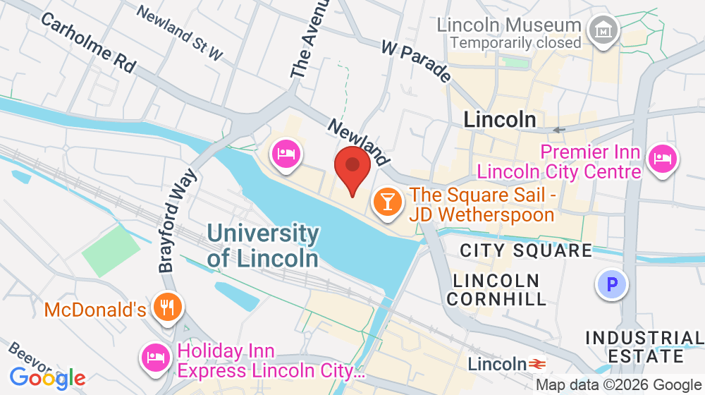 Map showing the location of Nando's