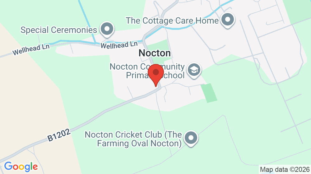 Map showing the location of Nocton Post Office