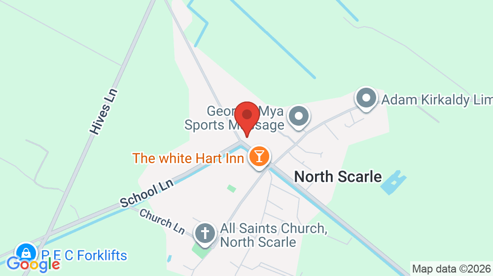 Map showing the location of North Scarle Post Office