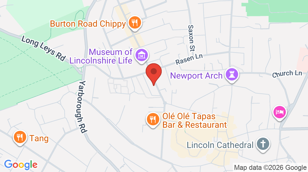 Map showing the location of Old Bakery Restaurant