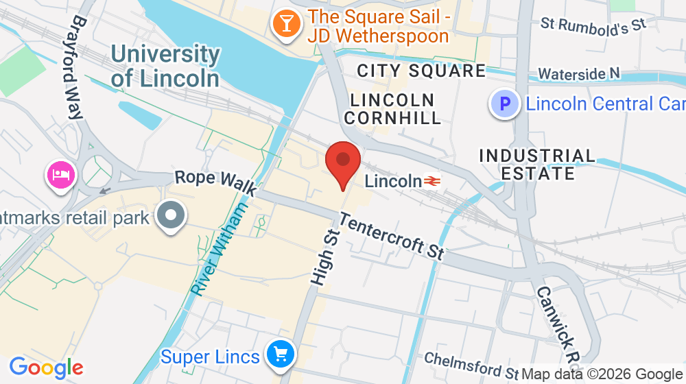 Map showing the location of Peacocks